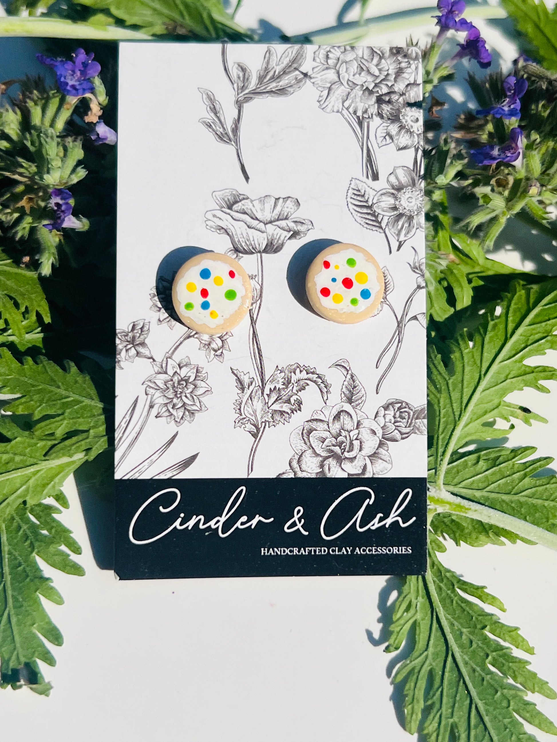 SUGAR COOKIE MINI STUDS - cinder.and.ash