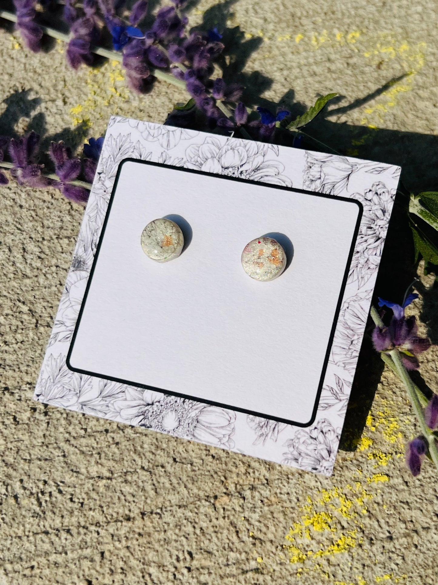 FLORAL TINY STUDS