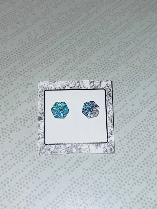 Mermaid mini studs