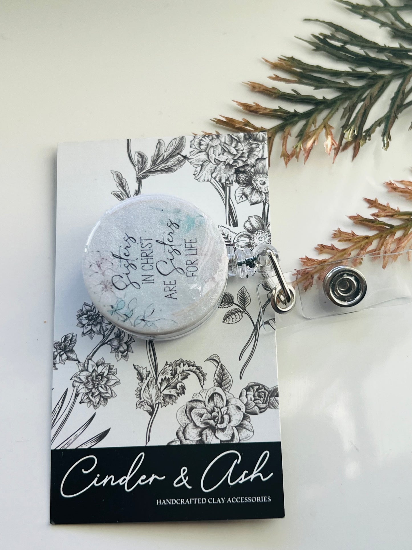 SISTERS IN CHRIST BADGE REEL - cinder.and.ash