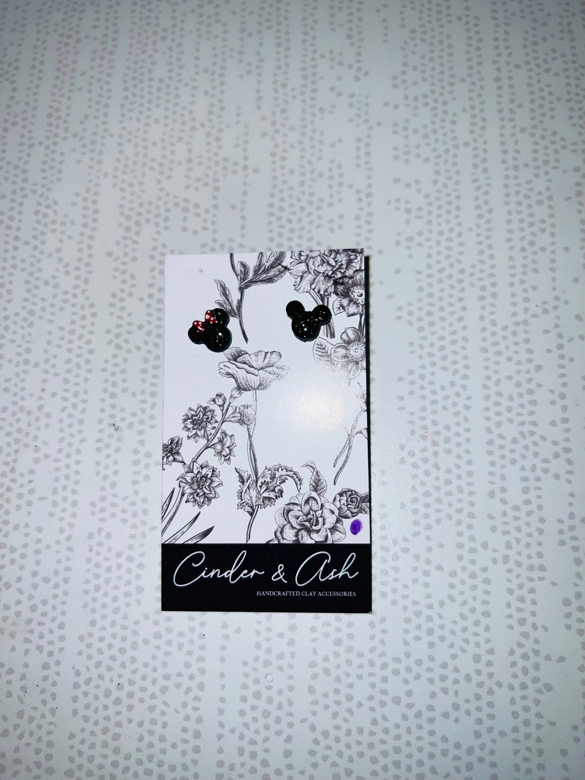 MICKEY & MINNIE MINI STUDS - cinder.and.ash