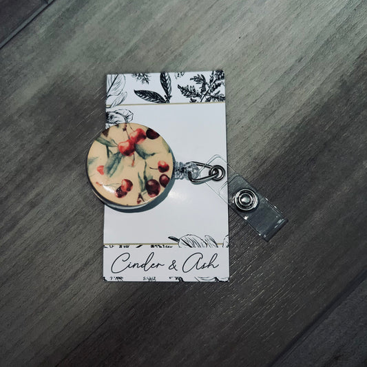 CHERRY BADGE REEL - cinder.and.ash